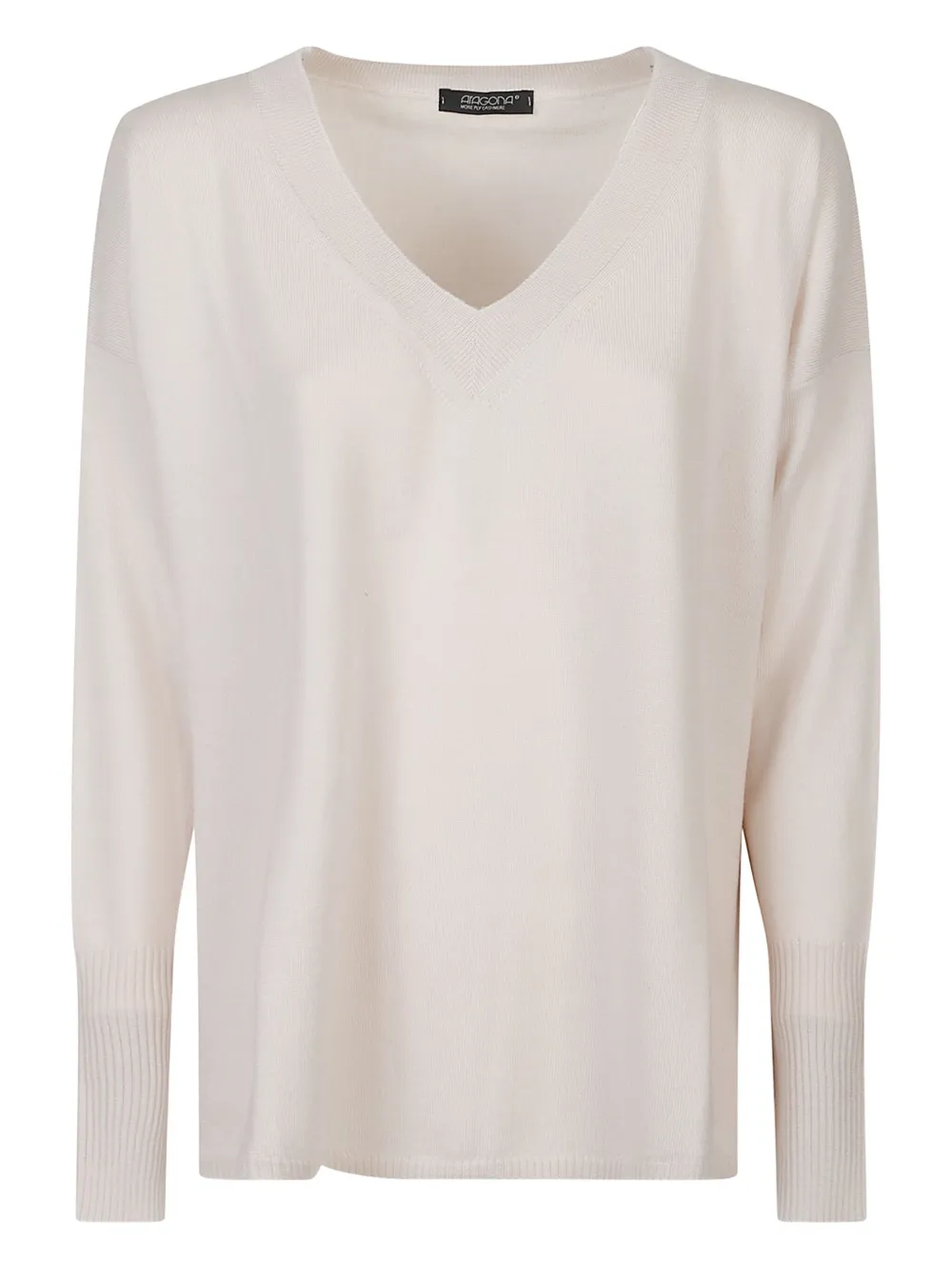 Aragona V-neck Sweater In Neutral