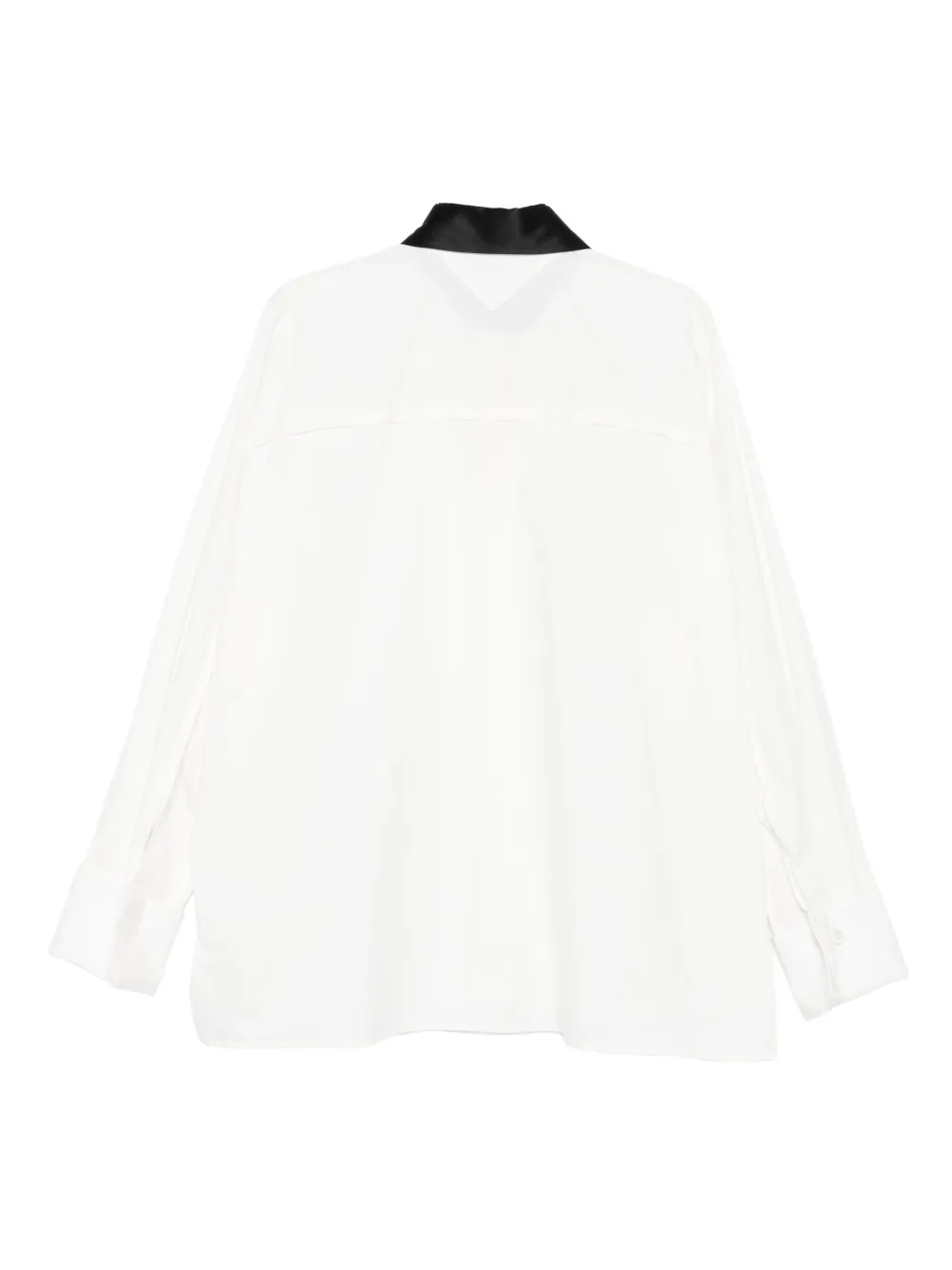 Lanvin Blouse met contrasterende kraag Wit