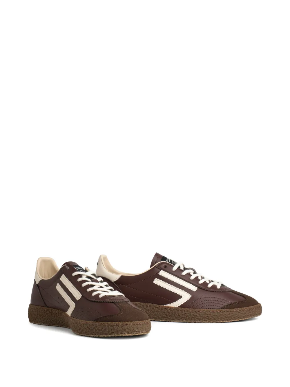 Puraai XS striped panelled sneakers Bruin