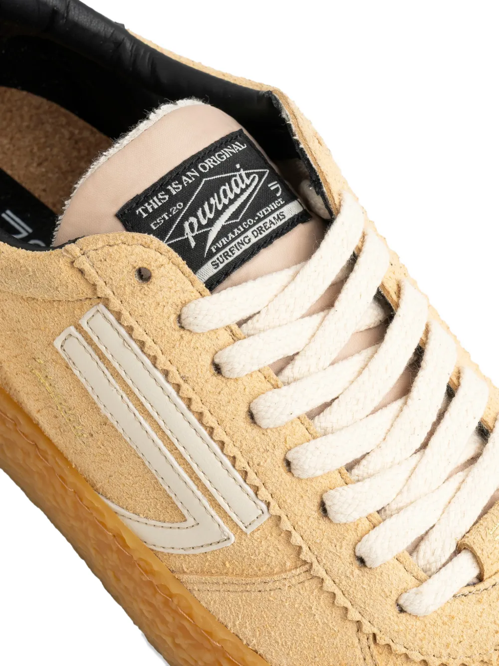 Puraai lace-up sneakers Beige