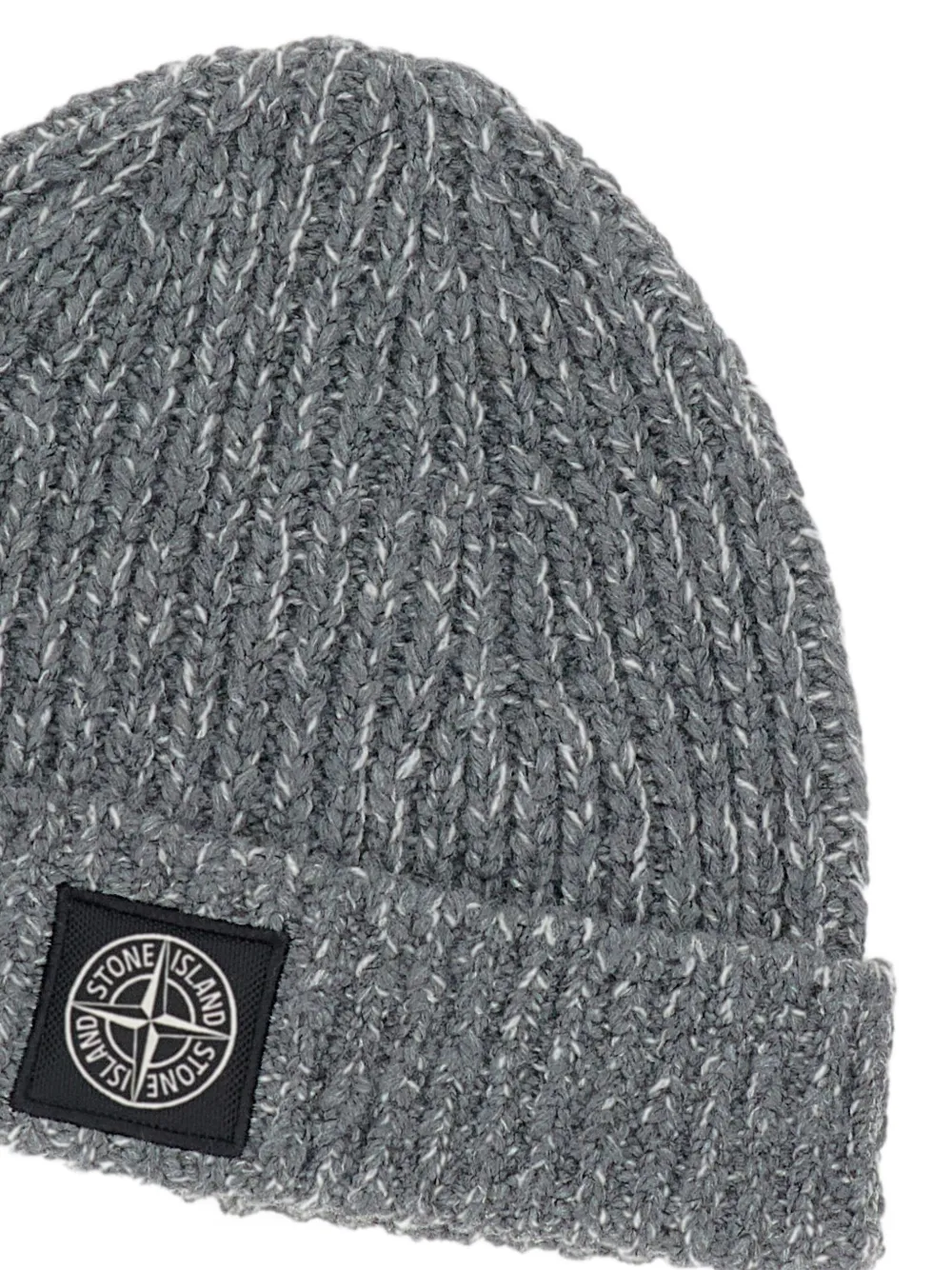 Stone Island ribbed patch beanie | Image 2