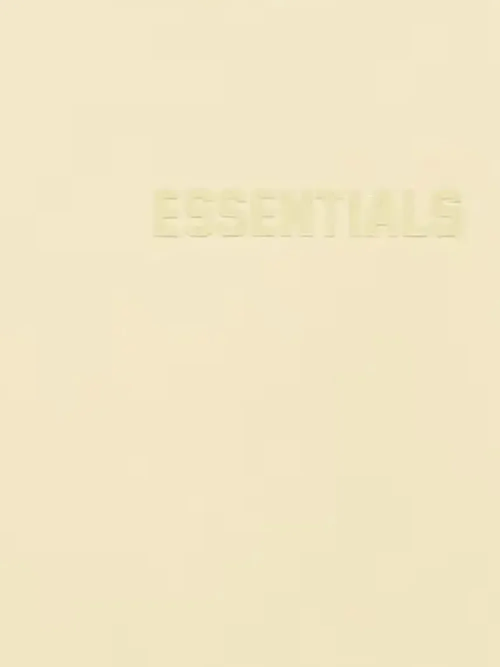 FEAR OF GOD ESSENTIALS T-shirt met logodetail - Geel
