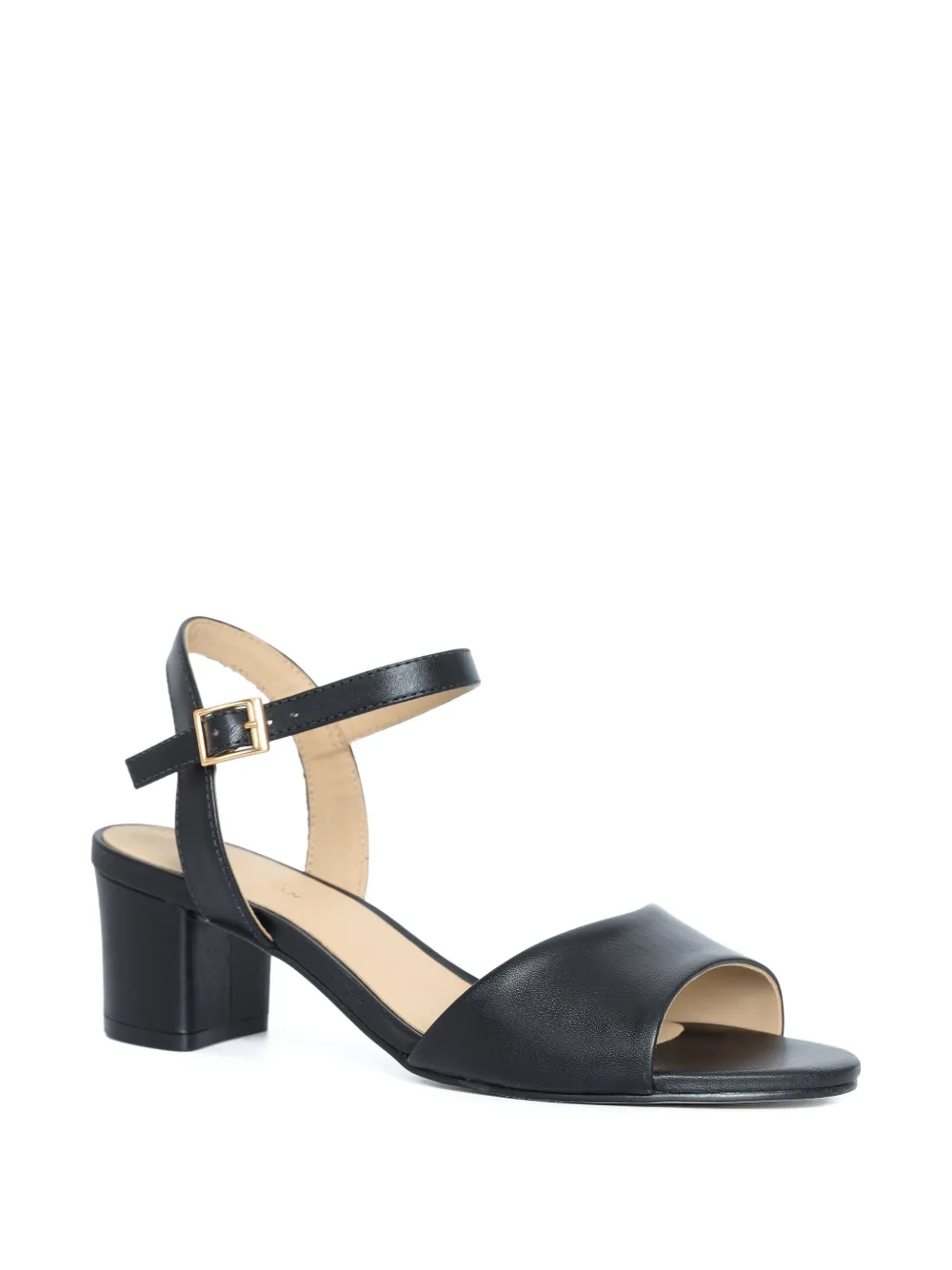 Sarah Chofakian 50mm Capuccino ankle strap sandals Zwart