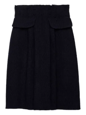 Prada レザー ミニスカート | ブラック | FARFETCH JP