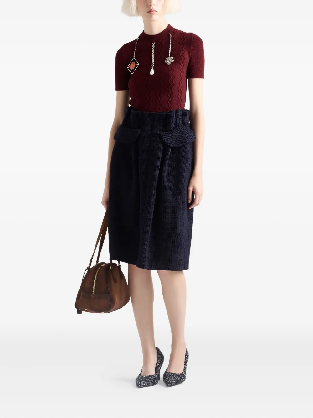 Prada wool midi skirt | Straight Skirts | Image 2