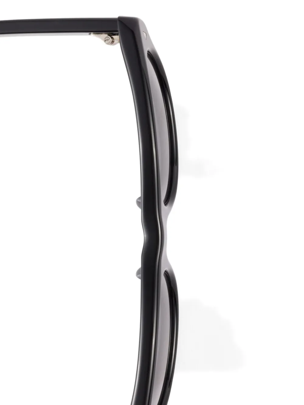 Prada Rivet-detail Sunglasses In Black