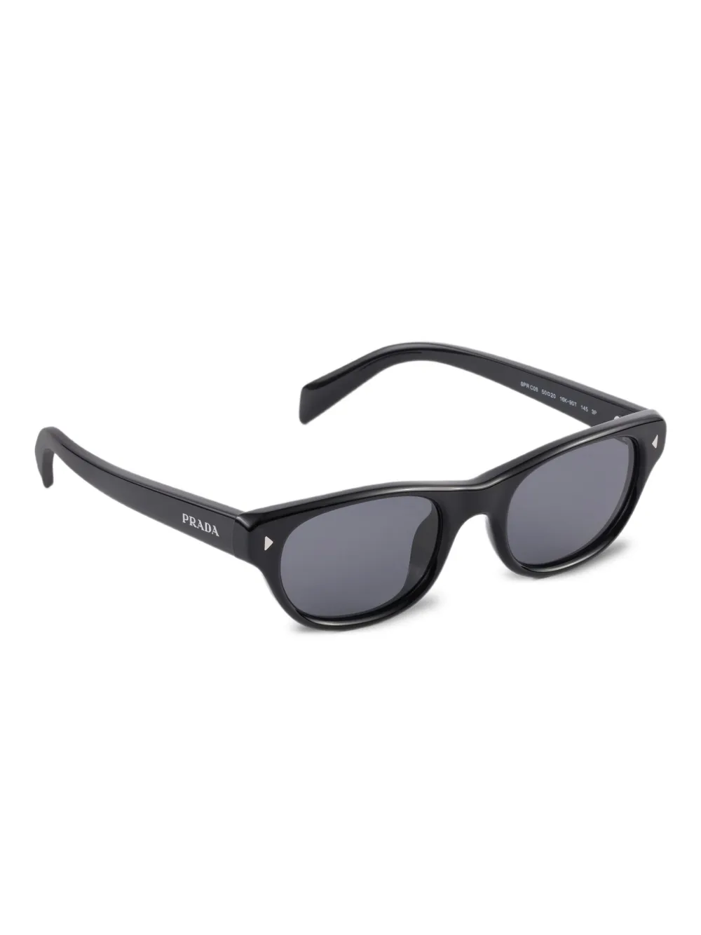Prada Eyewear rivet-detail sunglasses - Zwart
