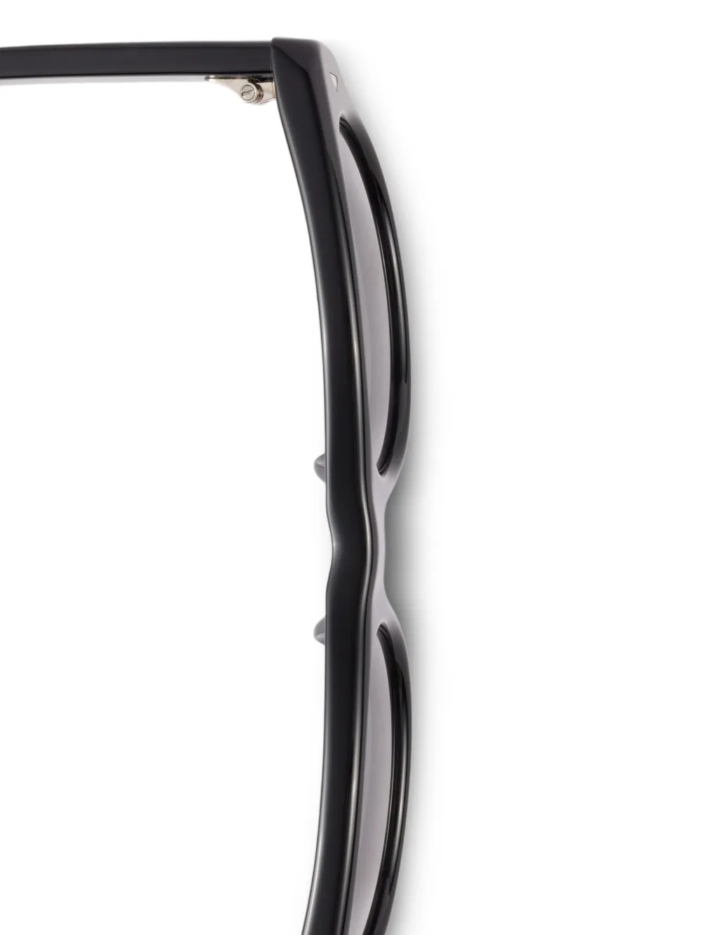 Prada Eyewear Zonnebril met rivetdetail Zwart