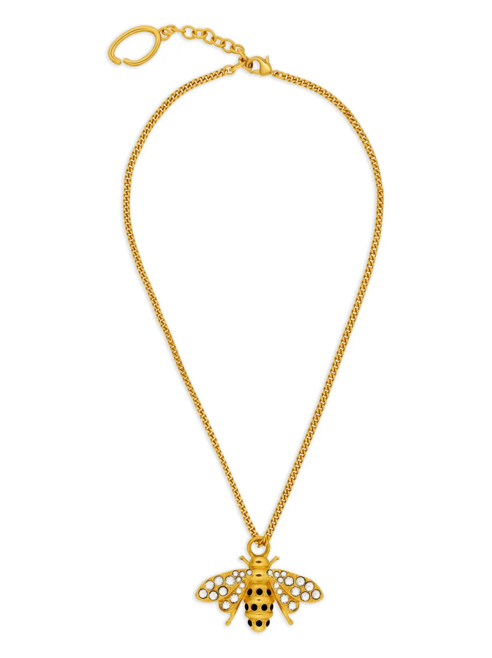 Oscar De La Renta Bee Pendant Necklace In Gold