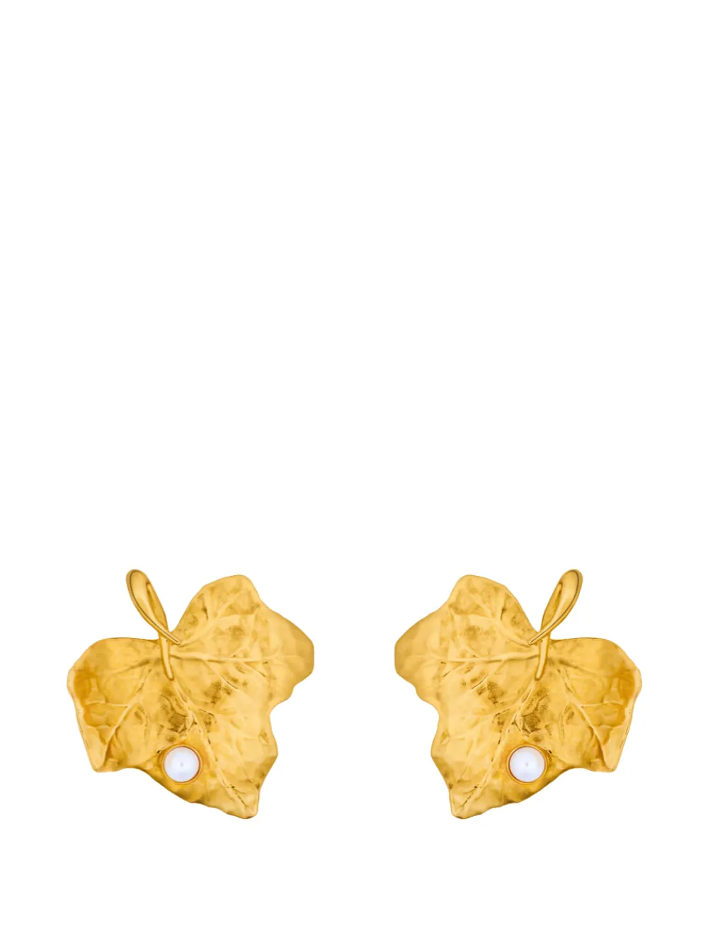 Oscar de la Renta Orecchini a foglia - Oro