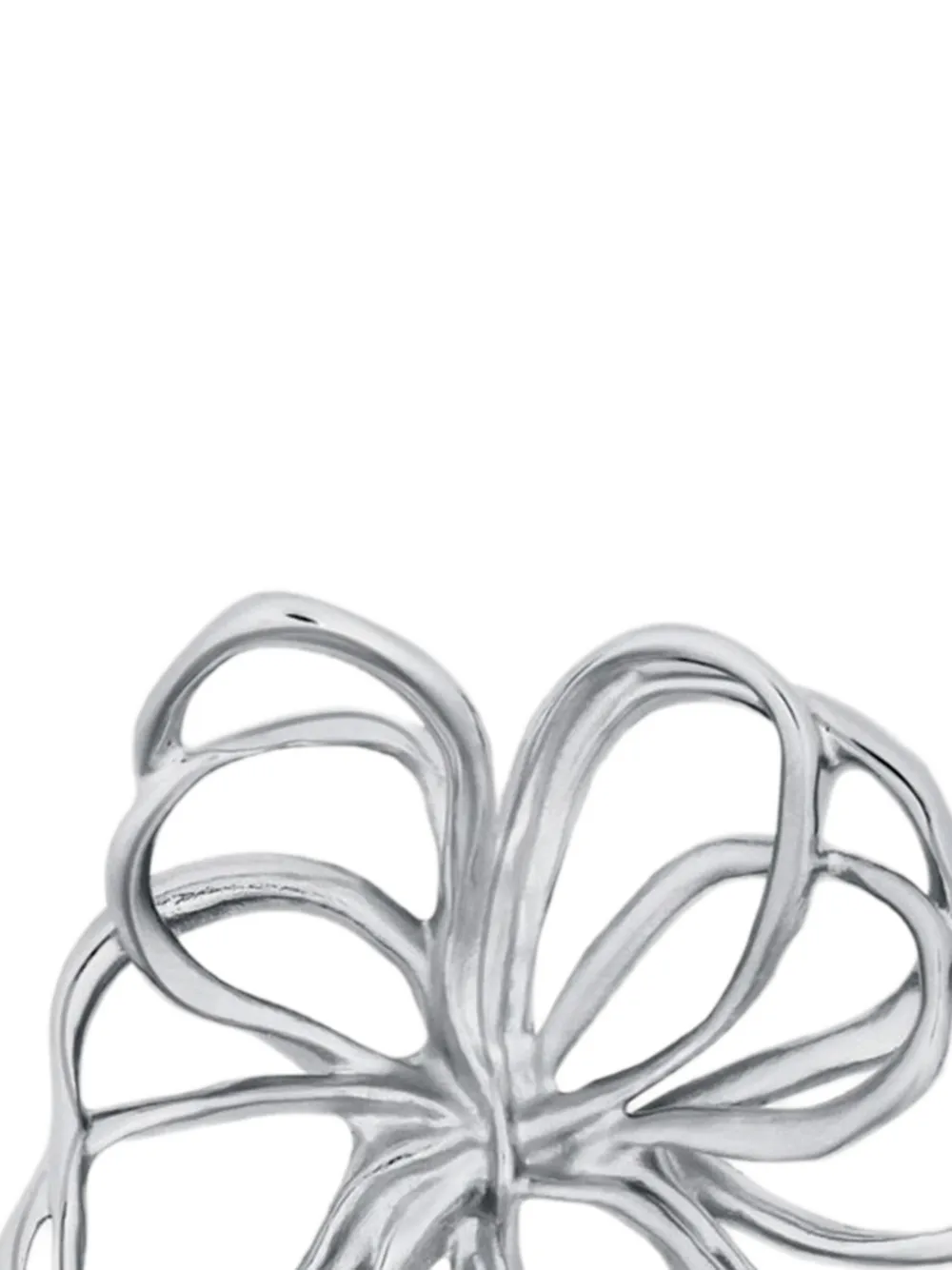 Oscar de la Renta Oorbellen met bloemen - Zilver