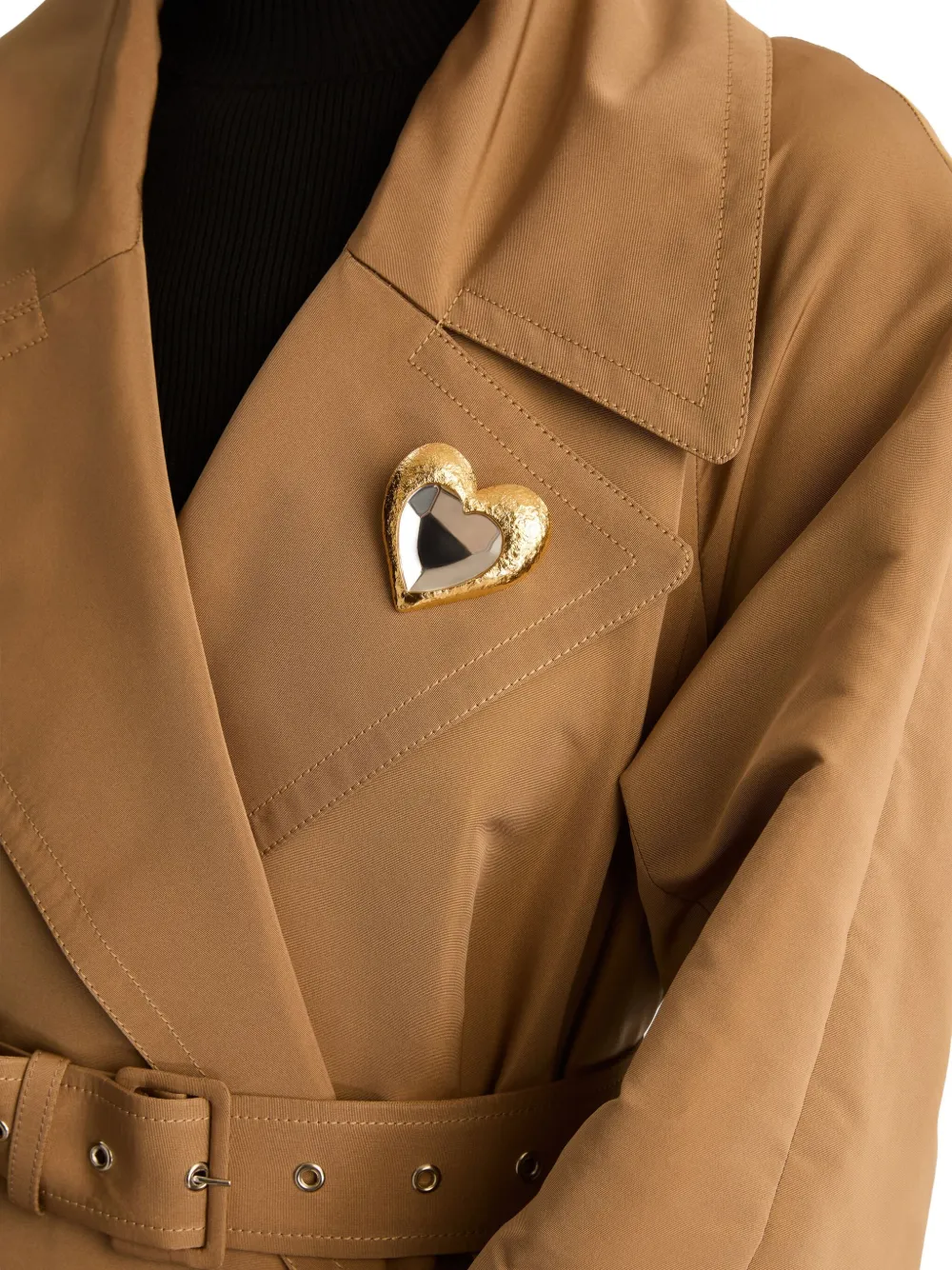 Oscar de la Renta Broche met hart - Goud