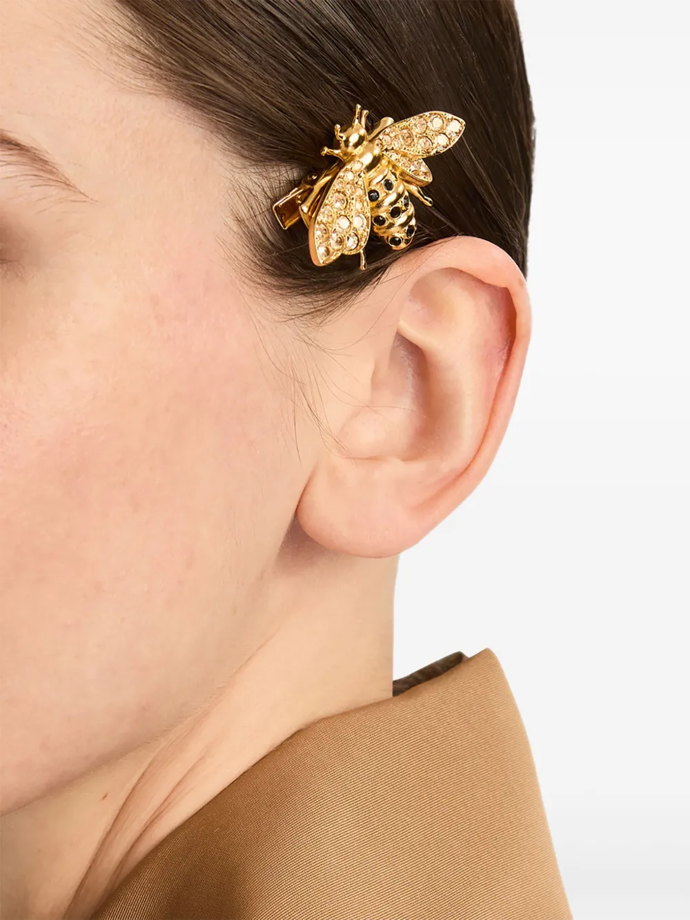 Oscar de la Renta Verfraaide haarclip Goud