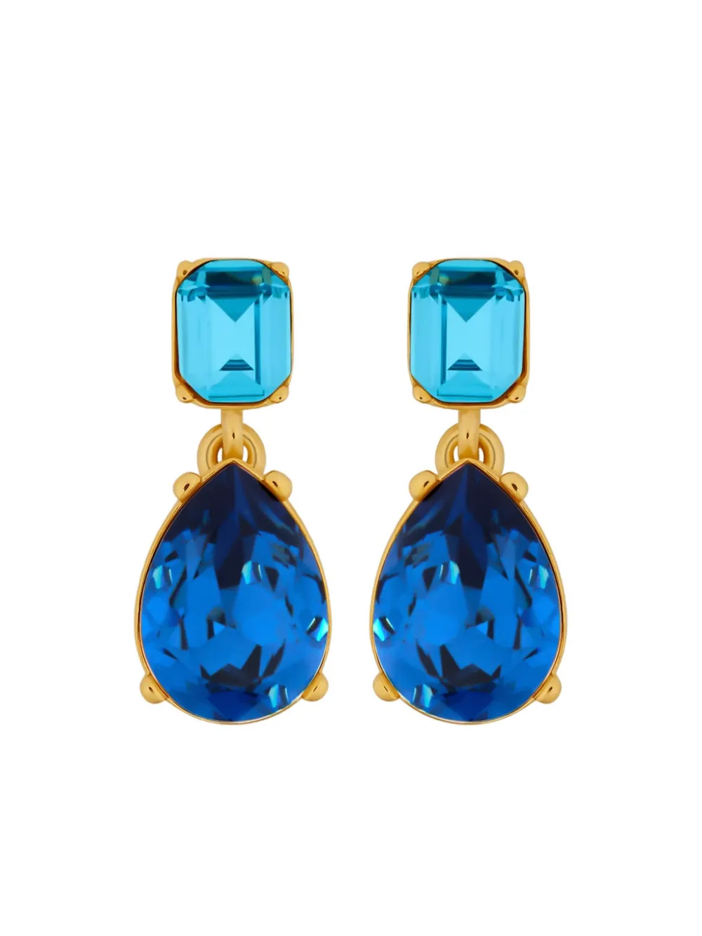 Oscar de la Renta Orecchini a goccia - Blu