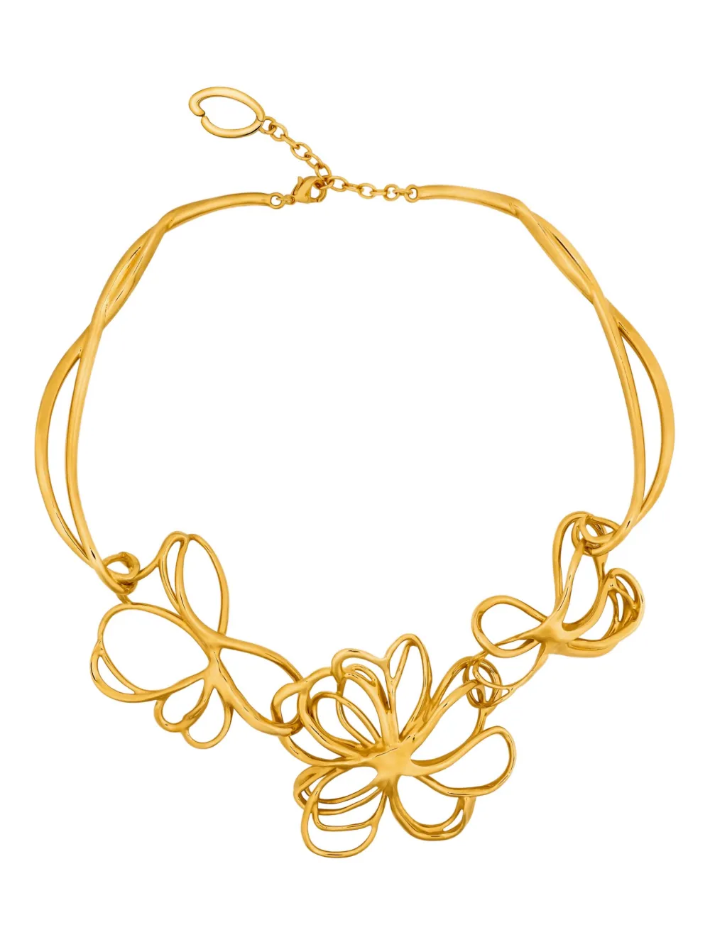 Oscar de la Renta Collana Threaded Flower - Oro