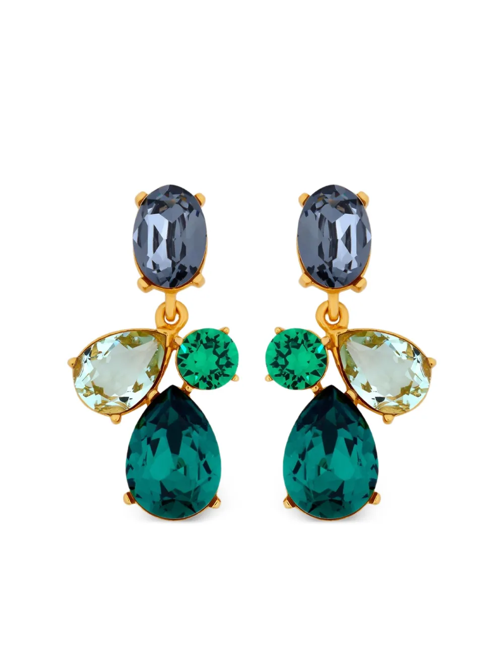 Oscar De La Renta Candy Drop Earrings In Multi
