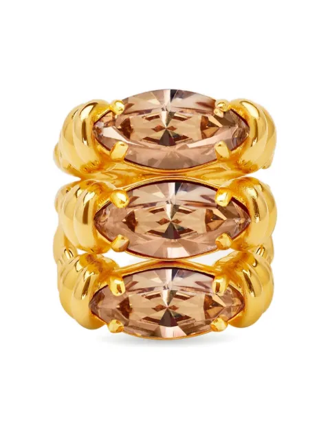 Oscar de la Renta Triple Navette ring