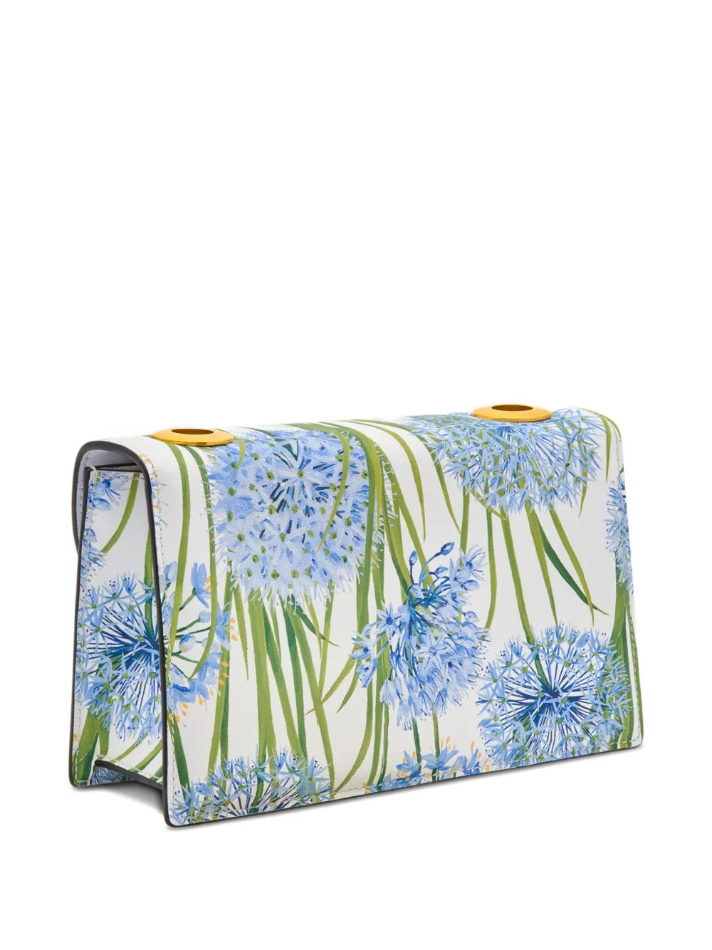 Oscar De La Renta Tro Floral-appliqué Shoulder Bag In Multi