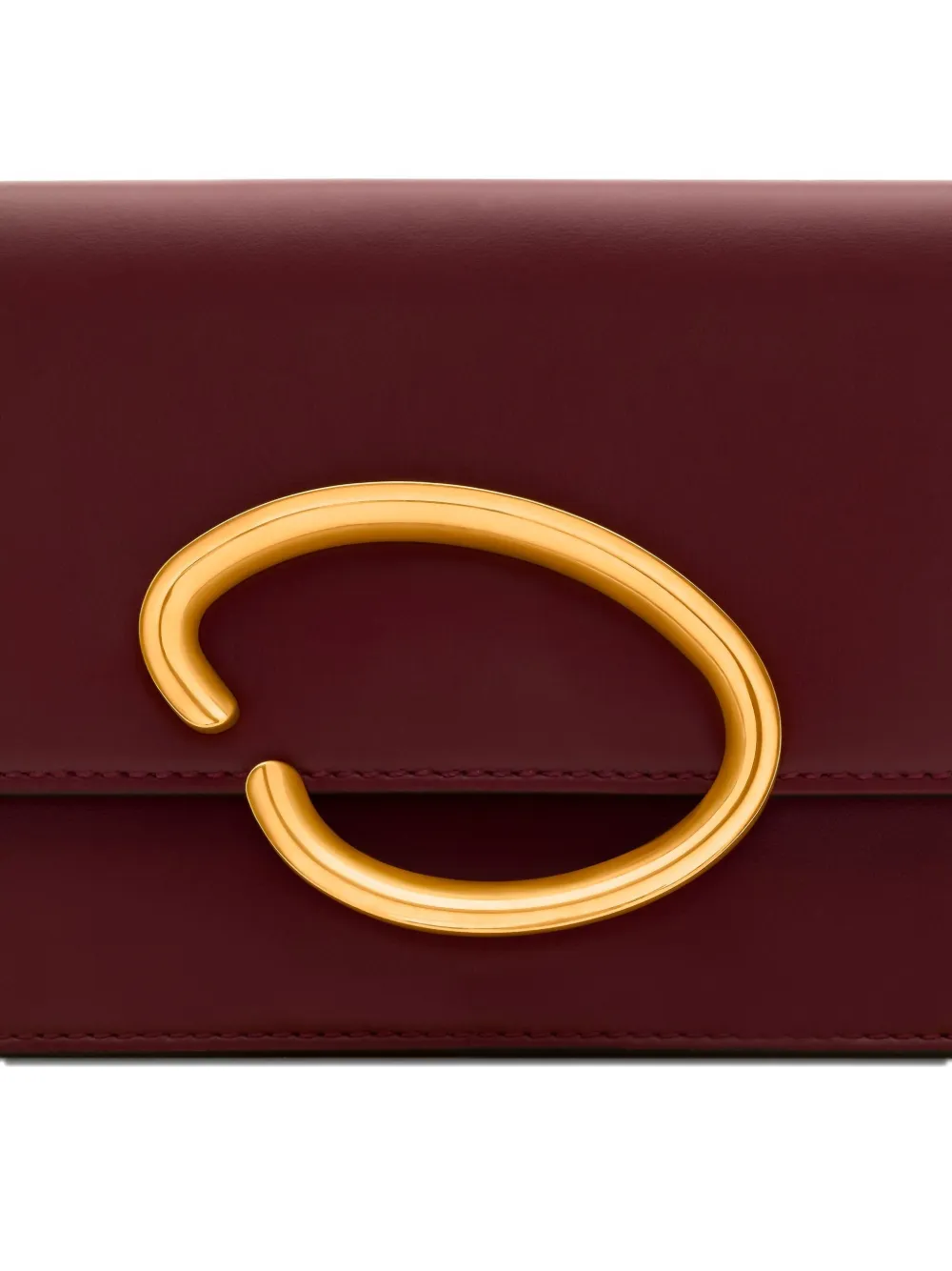 Oscar de la Renta O Pochette schoudertas met ketting Rood