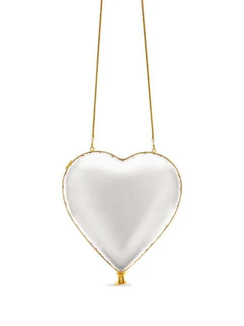 Oscar de la Renta شنطة كلاتش 'هارت بالون' بسلسلة