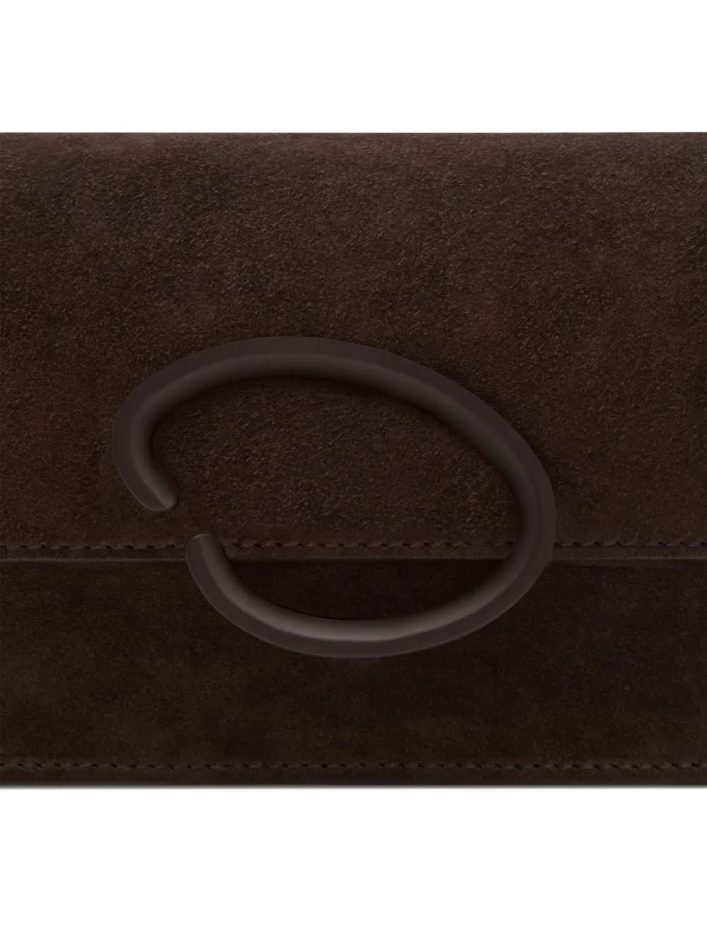 Oscar De La Renta O Pochette Schultertasche In Brown