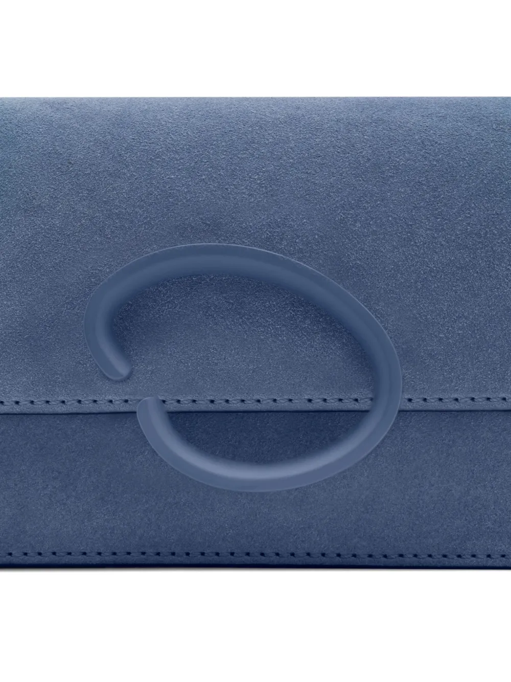 Oscar De La Renta O Pochette Schultertasche In Blue