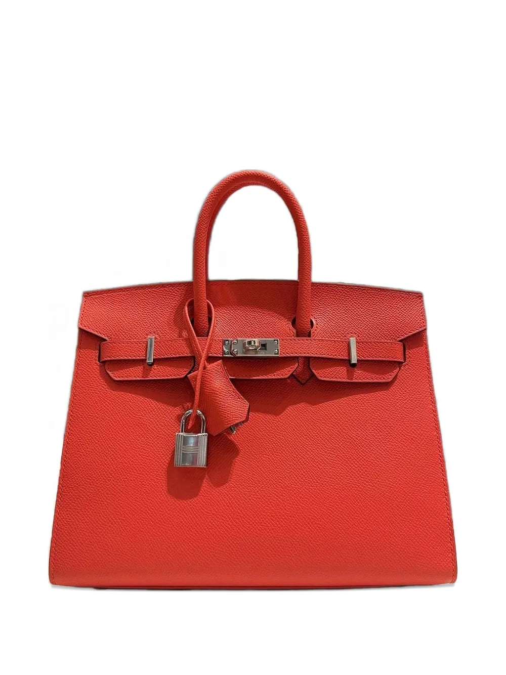 Pre-owned Hermes 2023 Birkin 25 Handbag In Red