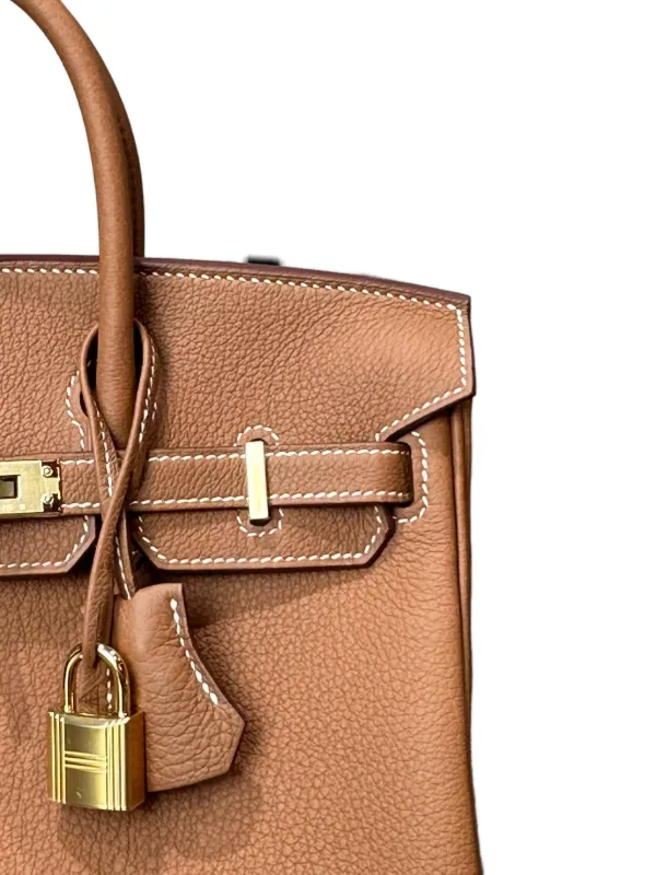 Hermès Pre-Owned Borsa a Mano Birkin 25 2025 Marrone FARFETCH IT