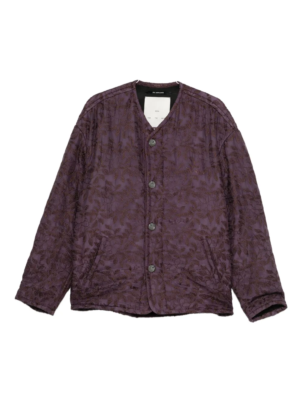 Song For The Mute embroidered jacket | Purple | Image 1