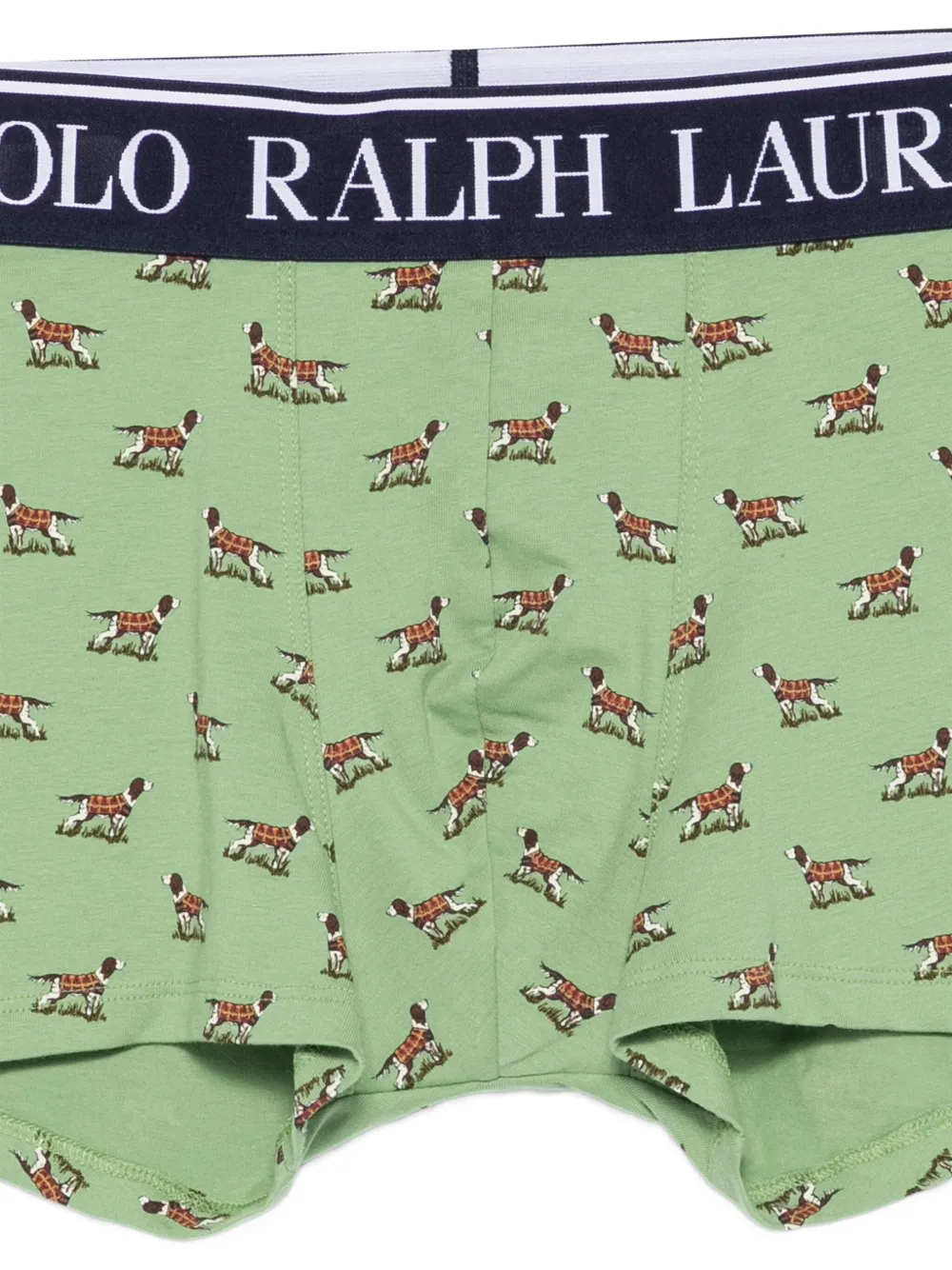 Polo Ralph Lauren Boxershorts met tailleband en hondenprint Groen