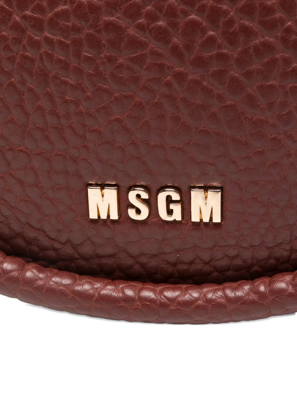 MSGM Kids Schoudertas met logo Bruin