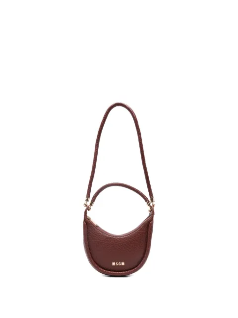 MSGM Kids logo-lettering shoulder bag
