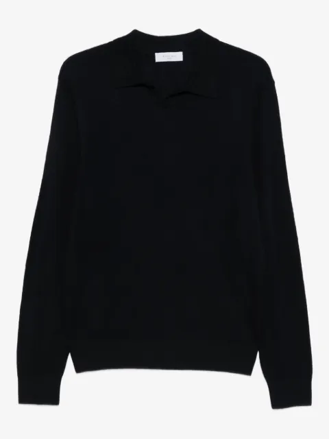 Boglioli polo-collar wool T-shirt 