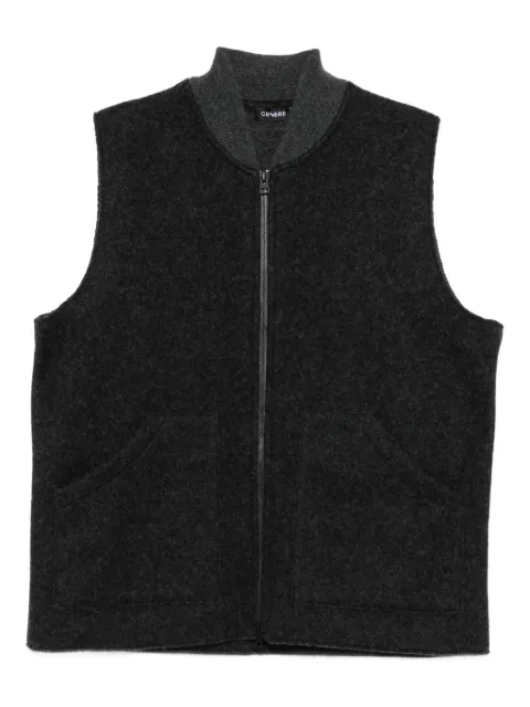 Cenere GB gilet zippé à poches plaquées