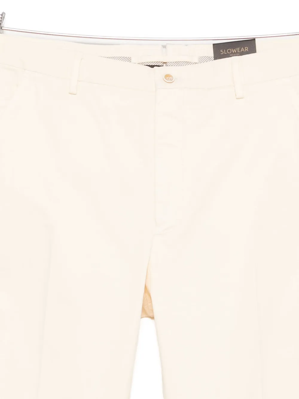 Incotex Jetted-pocket Pants In White