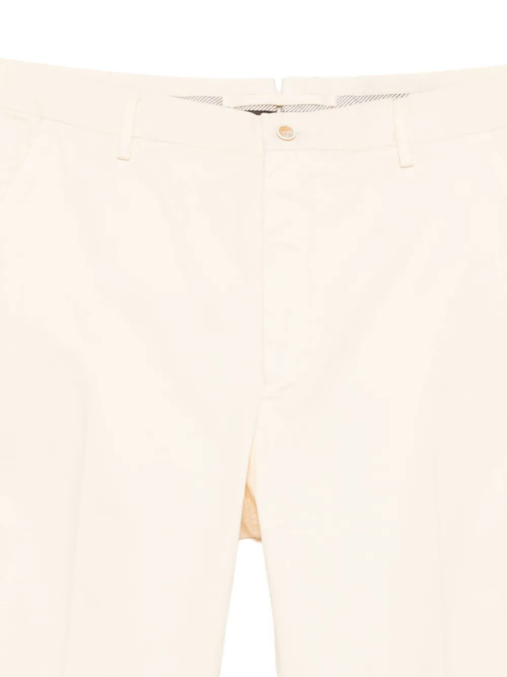 Incotex Broek met paspelzak Wit