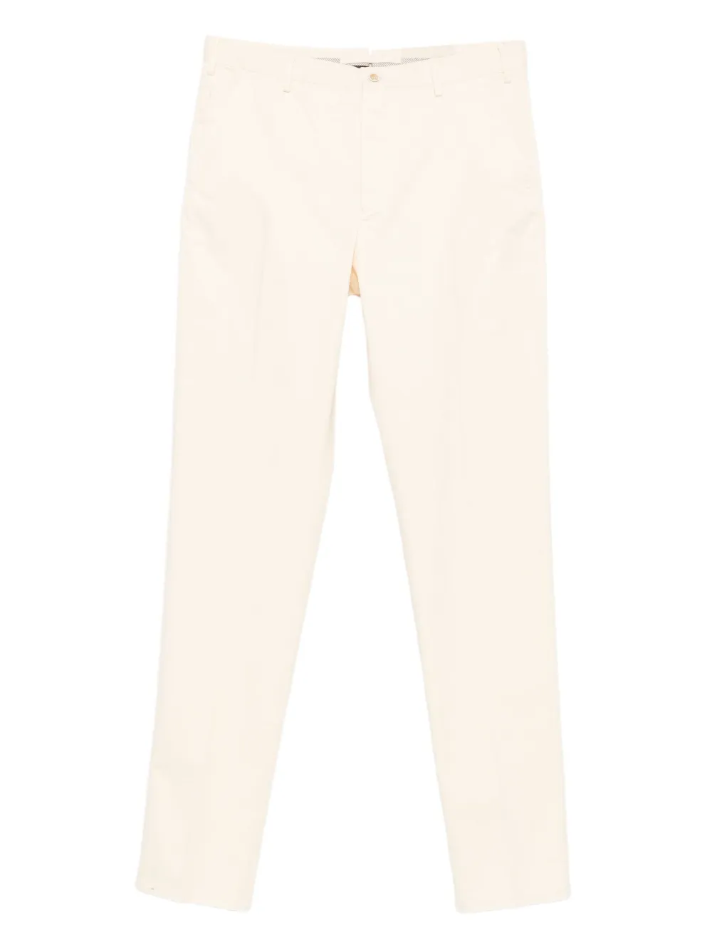 Incotex Broek met paspelzak | Wit | Image 1