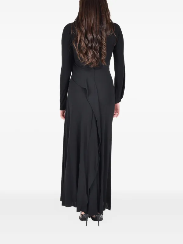 chinese dress ladies R.Vivimos Maxi Dress for Women Long Sleeve V Neck Empire Waist Layered  Ruffle Boho Casual Flowy Long Dresses (Small, Beige) at Amazon Women's  Clothing store main image 0