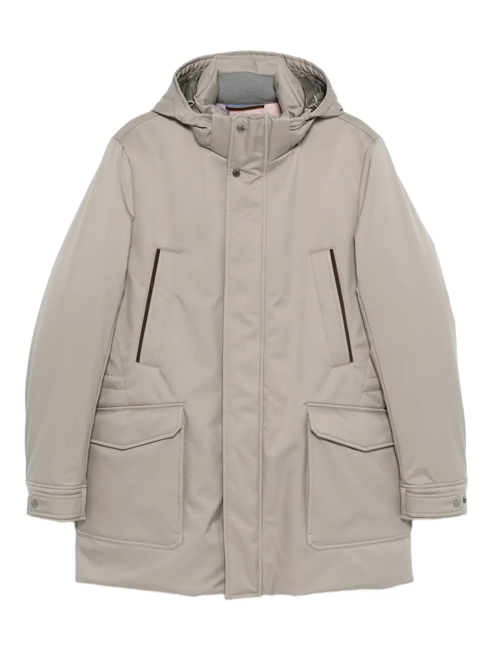 Moorer hooded jacket | Grey | Image 1