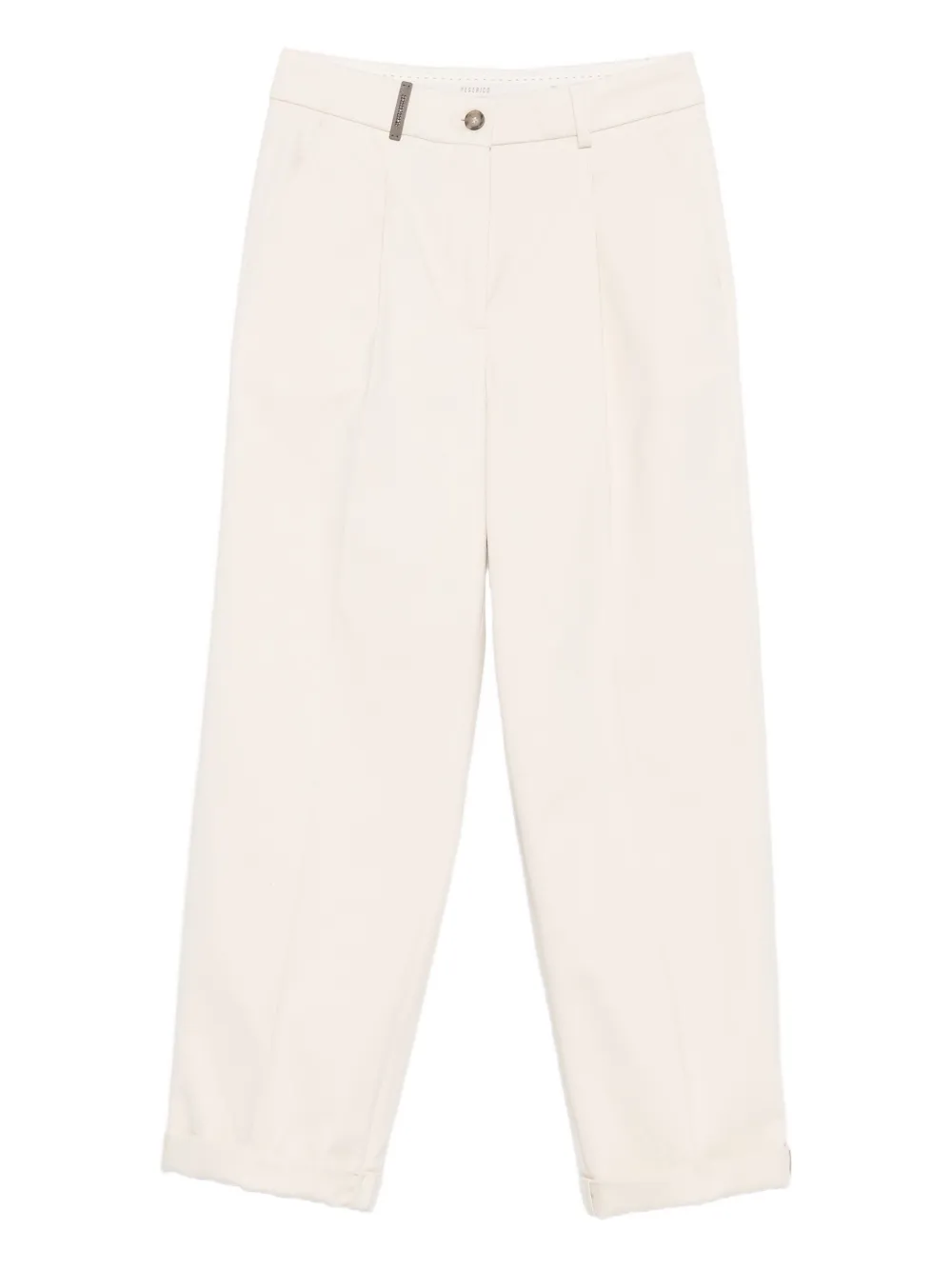 Peserico Straight-leg Trousers In Neutral