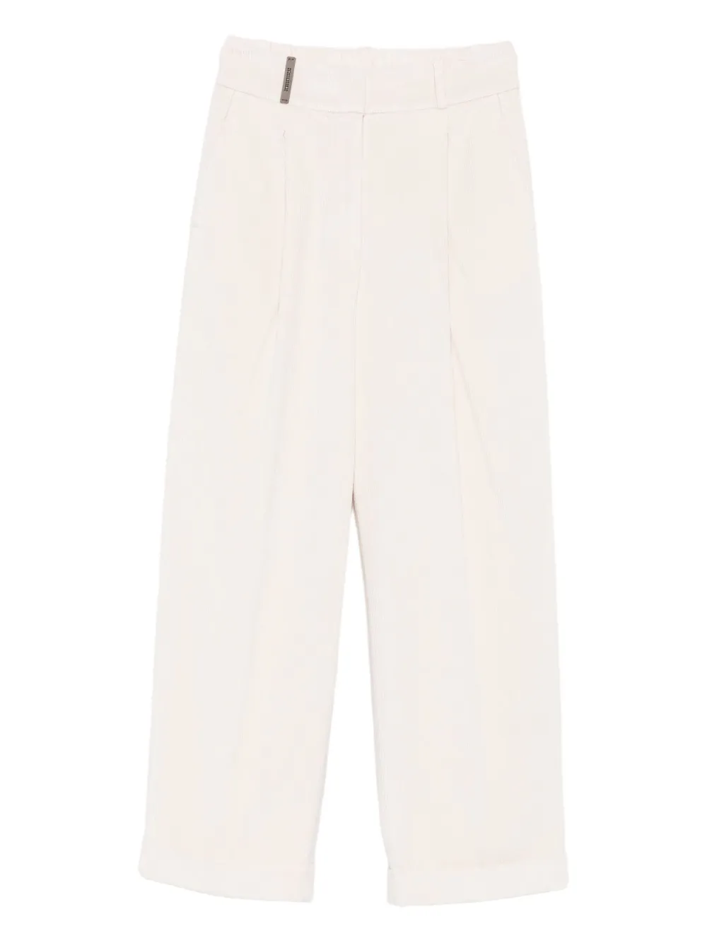 Peserico corduroy tapered trousers | White | Image 1