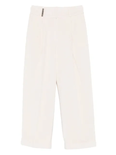 Peserico corduroy tapered trousers