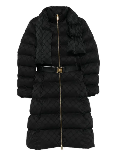 Elisabetta Franchi belted puffer jacket