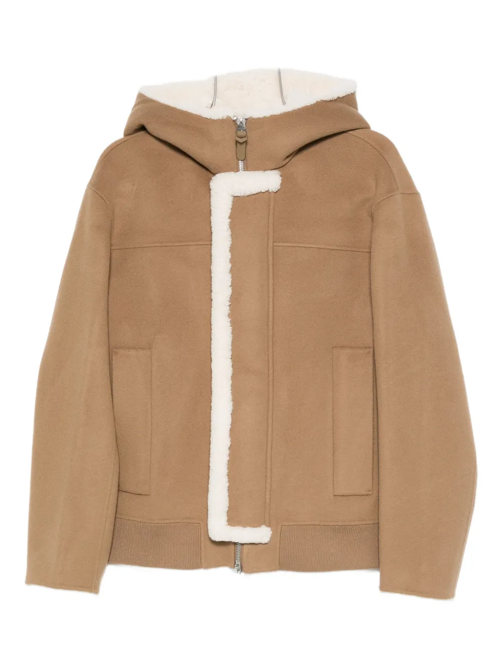 Mackage chamarra con capucha y ribete texturizado | marrón | Image 1