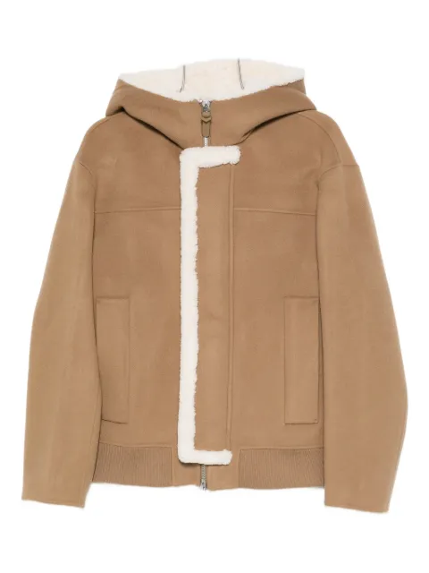 Mackage chamarra con capucha y ribete texturizado