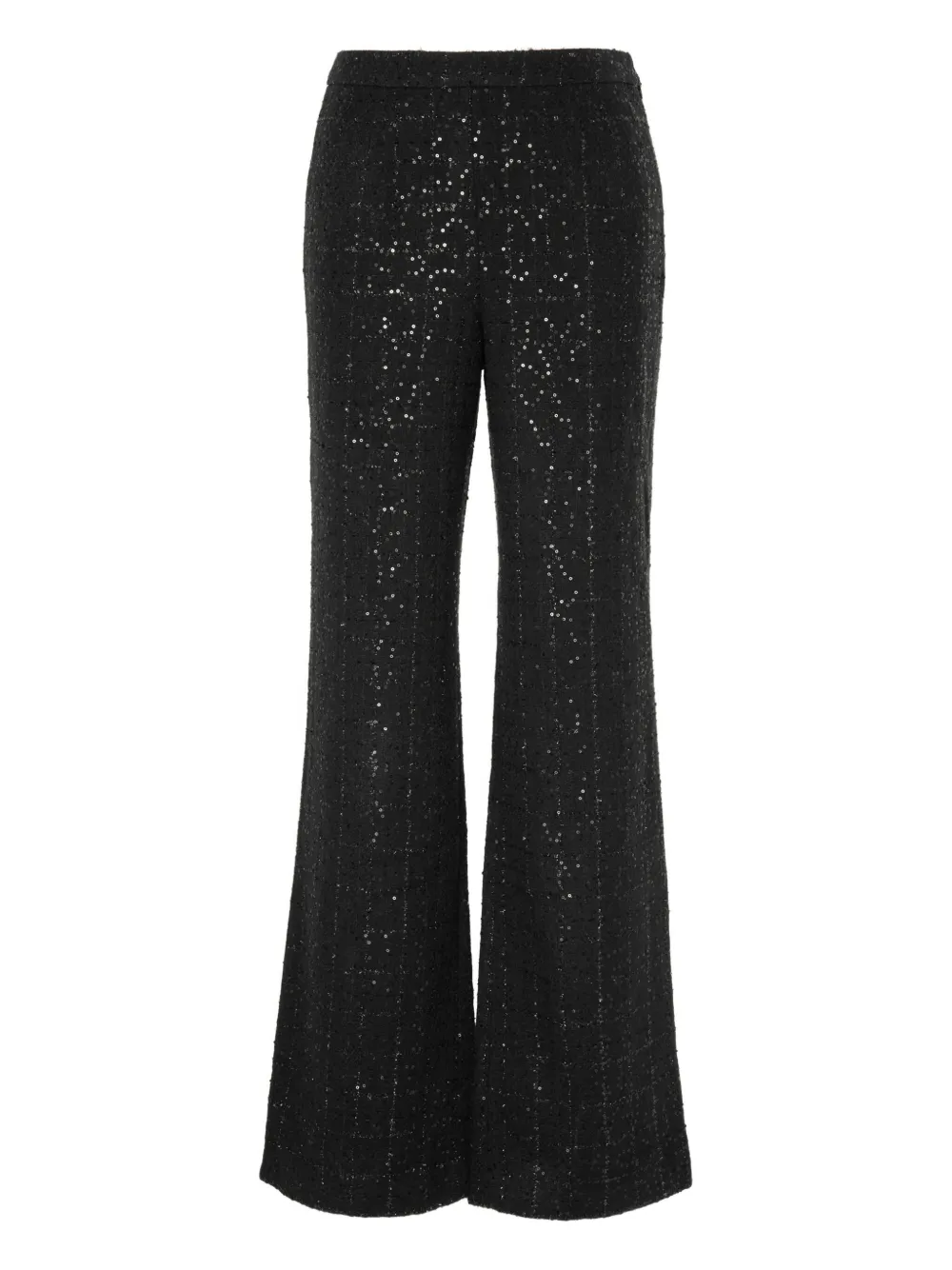 WEILL PARIS tweed sequin trousers | Black | Image 1