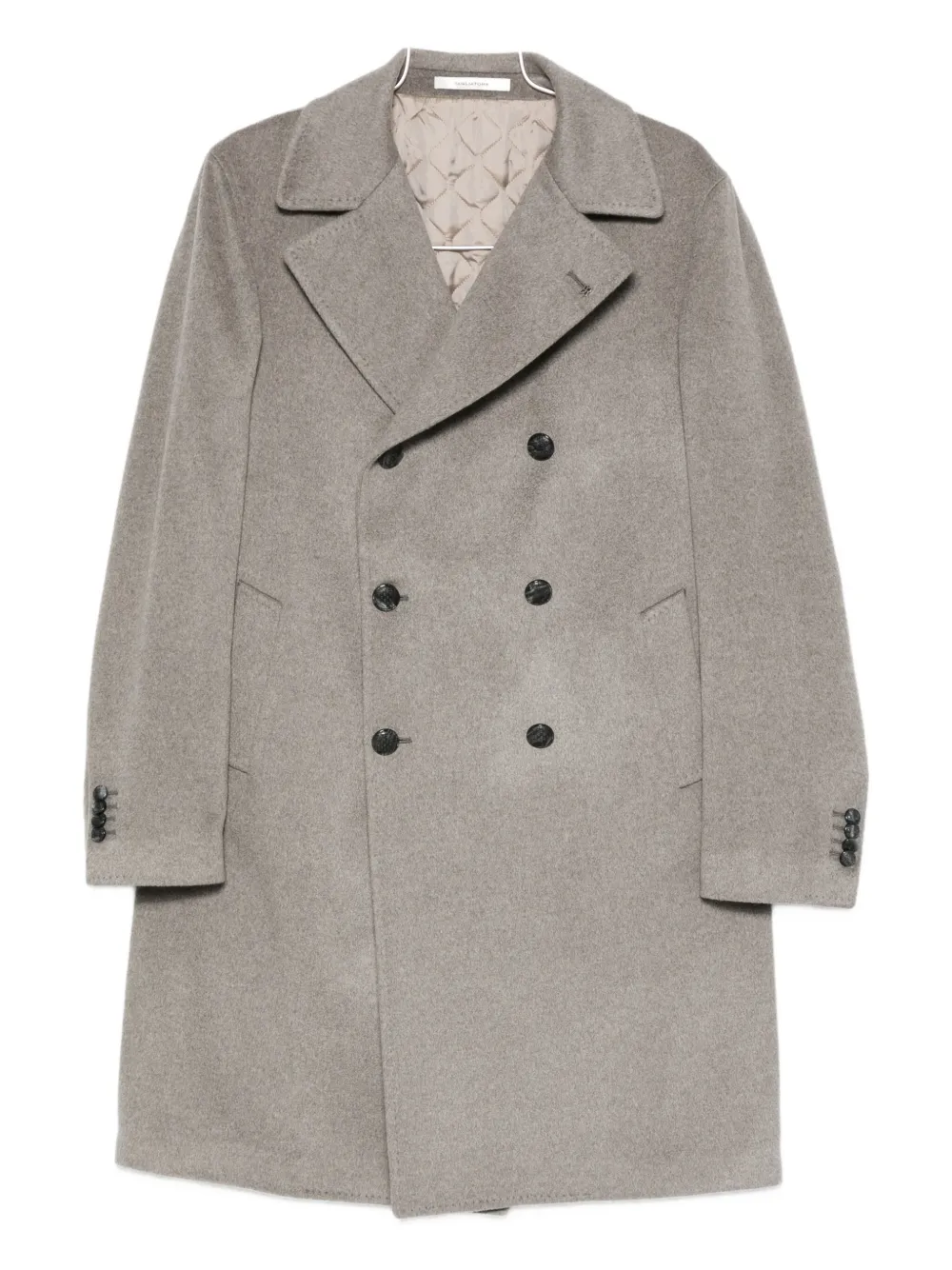 Tagliatore double-breasted coat | Grey | Image 1