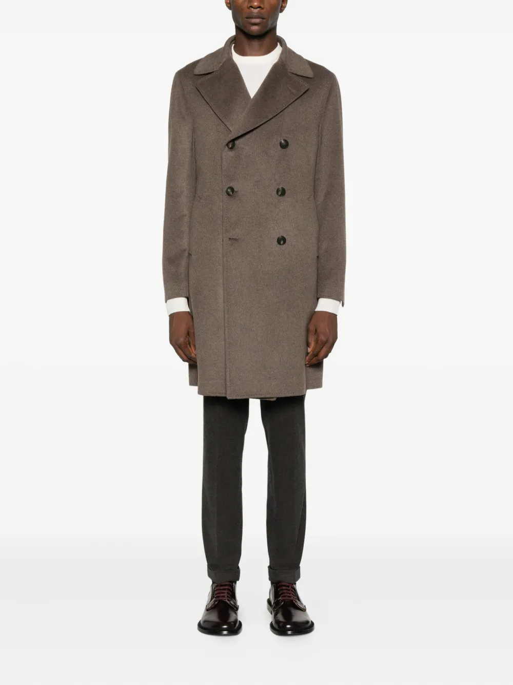 Tagliatore cashmere double-breasted coat | Double Breasted Coats | Image 2