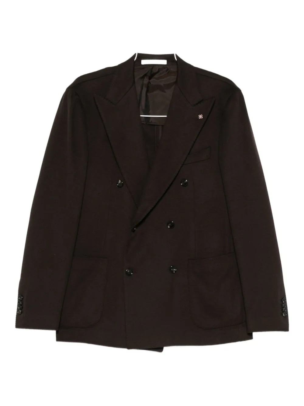 Tagliatore double-breasted jacket | Brown | Image 1