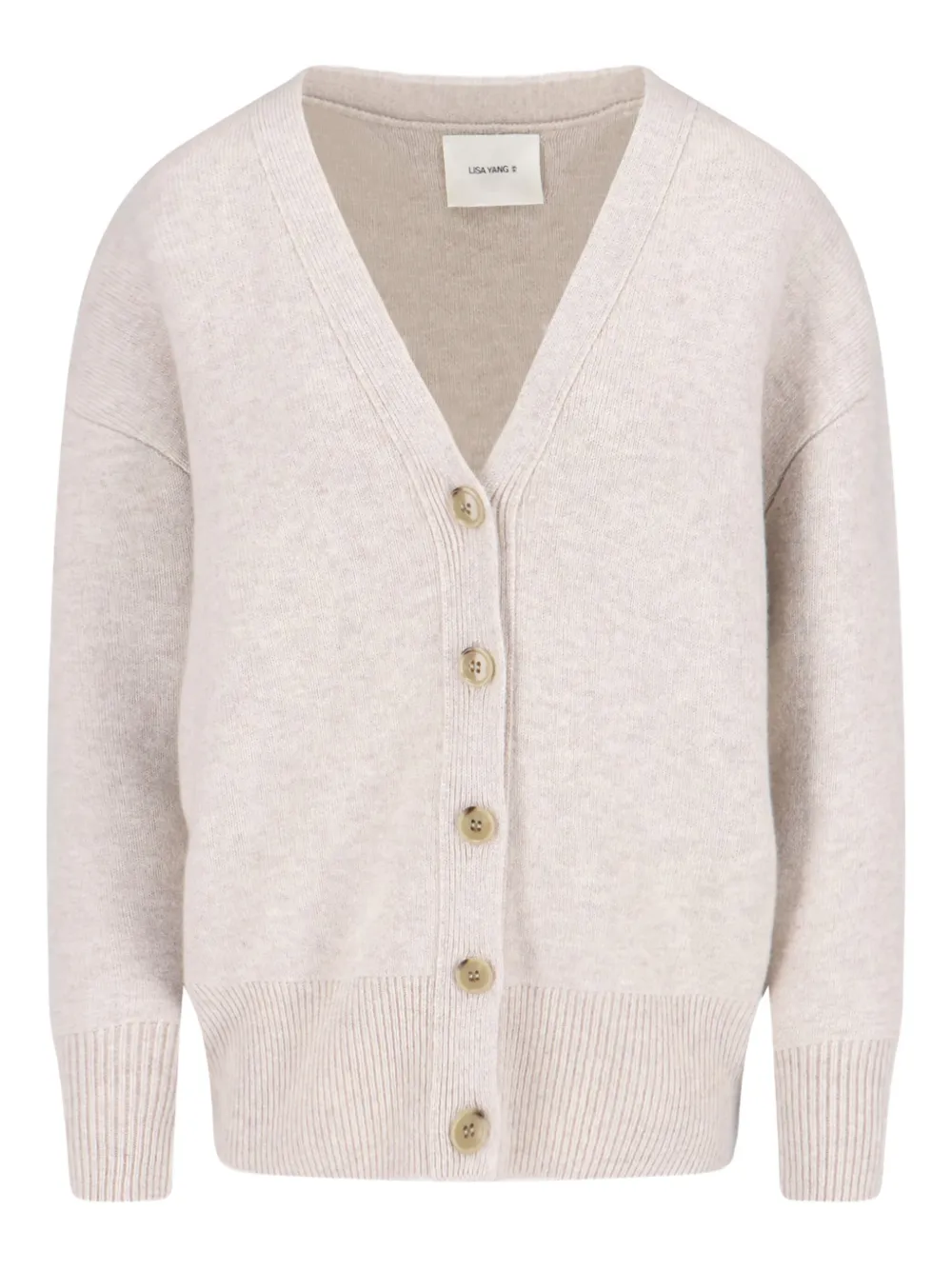 Lisa Yang cashmere cardigan | Neutrals | Image 1